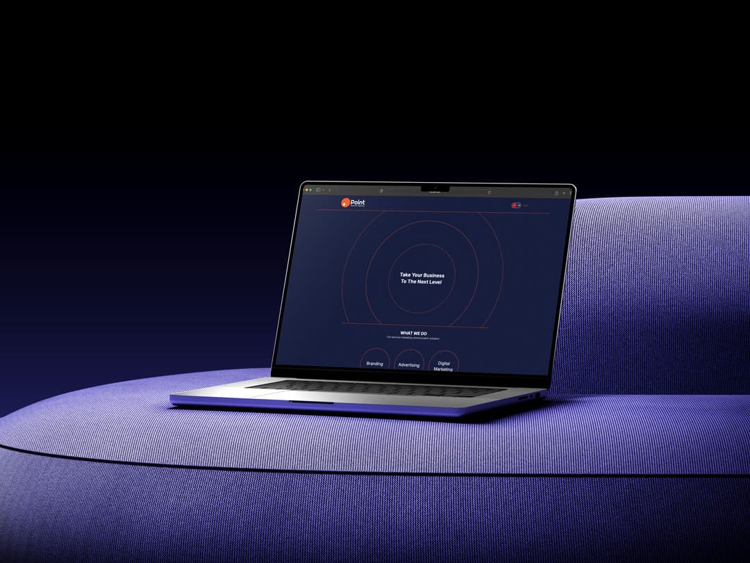 A digital agency website focused on online services.